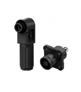 Комплект роз'ємів для АКБ (тато+мама), SRDB-120С, 120А, 1500V, IP67, Black