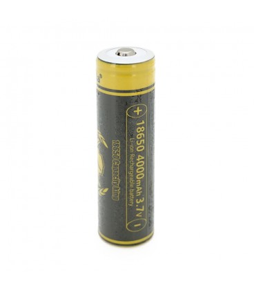 Акумулятор 18650 Li-Ion LiitoKala King-4000-JT, 4000mAh (3800-4000mAh), 3.7V (2.75-4.2V), Black/Yellow
