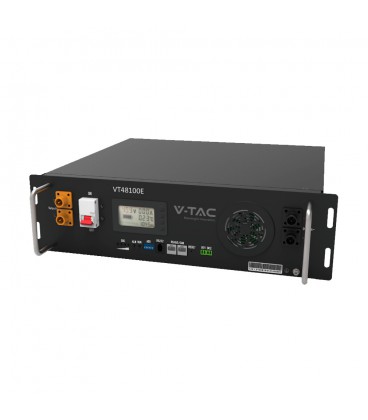 Акумуляторна батарея(рекова) V-TAC CEI-021 LiFePO4 5.12kWh 100Ач,(100/100A) 445*400*130,41kg