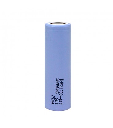 Акумулятор 21700 Li-Ion Samsung INR21700-40T 4000mAh, 35A, 4.2/3.6/2.5V, 2 шт. в упаковці, ціна за 1 шт