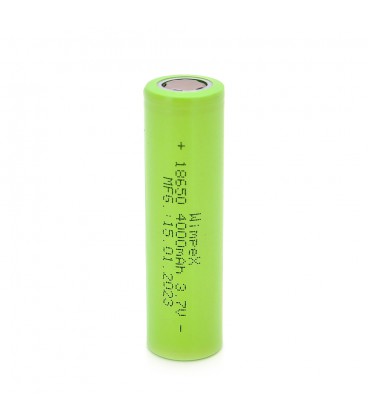 Акумулятор WMP-4000 18650 Li-Ion Flat Top, 2000mAh, 3.7V, Green