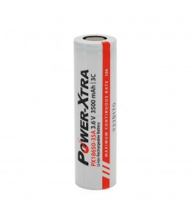 Акумулятор Li-ion Power-Xtra 18650 3500mAh 3.6V(3,7V), White