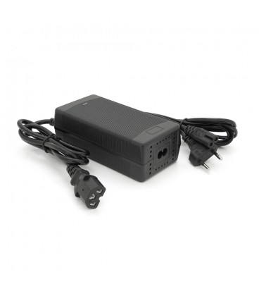 Зарядний пристрій акумуляторів LiFePO4 12V (14.6V), 4S,10A, штекер Triangle plug (T-tipe/C13/IEC). з індикацією, 133х67х45mm, 0.