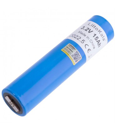 Літій-залізо-фосфатний аккумулятор LiFePO4 LiitoKala-33140, 15Ah, 3.2V, Blue