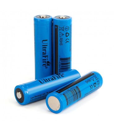 Акумулятор Li-ion UltraFire 18650 2000mAh 3.7V, Blue, 2 шт. в упаковці, ціна за 1 шт