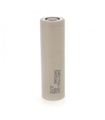 Акумулятор Li-Ion 21700 Samsung INR21700 (30T), 3000mAh, 7.2(14.4)A, 4.2/3.69/2.5V, Gray