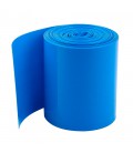 Термоплівка PVC для складання акб LiFePO4, синя, ширина 150мм, (1 метр - 0,066 кг), ціна за метр