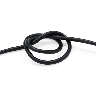 Кабель силіконовий луджений AWG 6 Black (чорний) ціна за метр