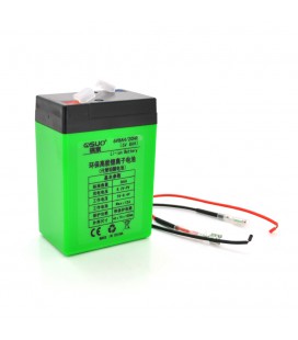 Акумуляторна батарея літієва QiSuo 6V 8A з елементами Li-ion 18650 (70X46X100) + зарядний пристрій 8,4V 1A + крокодили