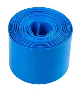 Термоплівка PVC для складання акб LiFePO4, синя, ширина 110мм, (1 метр - 0,044Кг ), ціна за метр