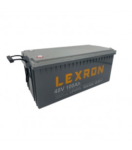 Акумуляторна батарея Lexron LiFePO4 48V 100Ah 4800Wh(40/50A)( 522 x 238 x 223), 36kg Q