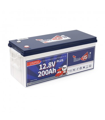 Акумуляторна батарея LiFePO4 Timeusb 12.8V 200Ah Plus, 2560Wh, BMS 200A, 532*207*216мм