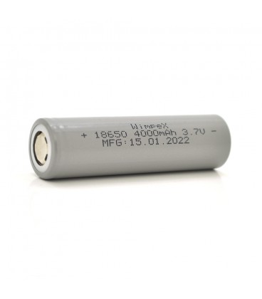 Акумулятор WMP-4000 18650 Li-Ion Flat Top, 2400mAh, 3.7V, Gray
