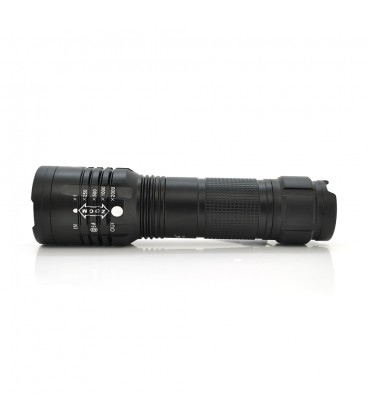 Ліхтарик Bailong BL-8900-P50, Cree XML-T, 4 реж., Zoom, корпус-алюміній, водостійкий, ударостійкий, 18650 ак-тор, СЗУ+АЗУ, 115*2