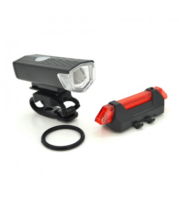 Набір ліхтарик+ стоп DC-2218, 3+4 режими, Box