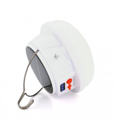 Кемпінгова лампа GOLD SILVER GS-3900+пульт, 5 режимів, корпус-пластик, ударостійкий, ip44, вбудований акум 2500mAh, СЗУ+Solar, W