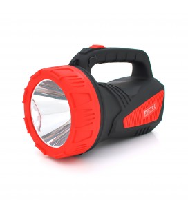 Ліхтар пошуковий Silver Toss ST-222, 1LED T6, 10W, 2 режими, 8000mah, Black/RED, IP40, 220х125х150мм