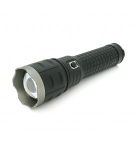 Ліхтар пошуковий PLD-AK138-1-TG LED PM60, 4 режими, power bank 8000mAh(4(2*18650)), IP65, живлення від USB кабелю, 320х135х110мм