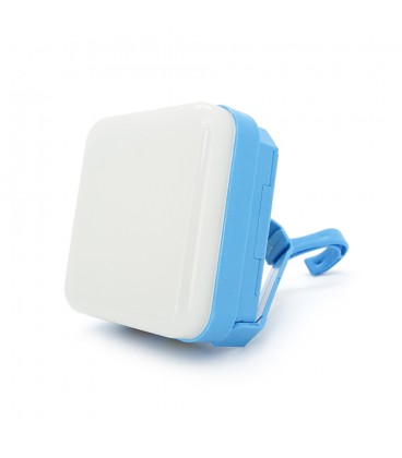 Ліхтарик для кемпінгу DP-K7-100+Solar, 3 режими, корпус-пластик, ударостійкий, ip44, акум 3*18650, гачок, USB кабель, White, BOX