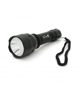 Ліхтар ручний UltraFire C8-T6, 1LED T6, 3W, 5 режимів, 18650/2800mAh, Black, IP44, СЗУ, 149х45х26мм, BOX