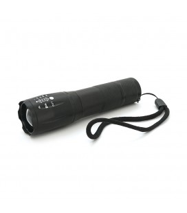 Ліхтар ручний BAILONG BL-1831-A, 1LED Cree XM-L T6, 3W, 3 режими, ZOOM, 18650/1400mah (перехідник 3*AAA), Black, IP40, 123х30х21