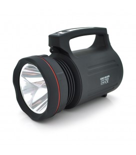 Ліхтар пошуковий Gold Silver GS-8006, 1LED T6, 15W, 4 режими, 8000mah, Black, IP40, СЗУ+АЗУ, 195х100х140мм, BOX