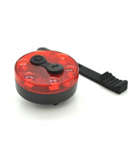 Задній стоп для велосипеда QX-W07A, 4 режими, вбудований акумулятор, кабель USB, Red, Box
