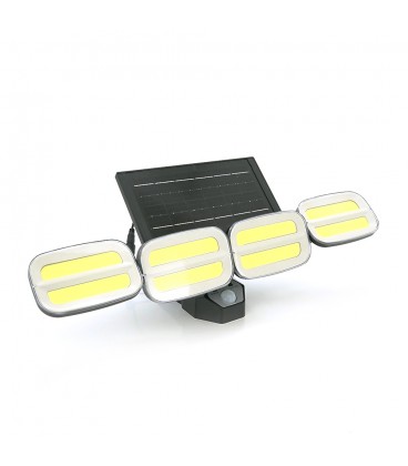 Вуличний ліхтар BL-KXK601 з датчиком руху та сонячною панеллю, кріплення на стіну 240COB, Black