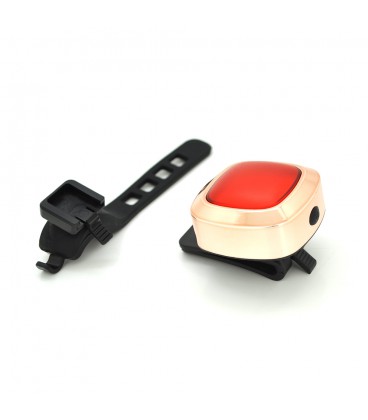 Задній стоп для велосипеда FY320, 4 режими, вбудований акумулятор, кабель USB, Red, Box