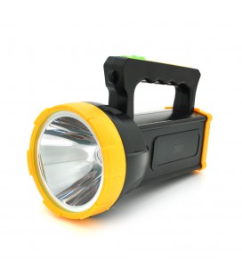 Ліхтар пошуковий XO-YH03, 1LED, 5W, 3 напрямки, 18650/1500mah, TYPE-C, Black/Yellow, IP65, 200х100х140мм, Q22