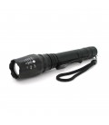 Ліхтар ручний Watton WT-241, 1LED Cree Q5, 3W, 5 режимів, ZOOM, 2х18650/2800mah, Black, IP44, СЗУ+АЗУ, 222х34х25мм, BOX