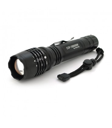 Ліхтарик Bailong P08-P50, Cree XML-T, 5 реж., корпус-алюміній, водостійкий, ударостійкий, 2*18650 ак-тор, АЗУ, СЗУ, BOX