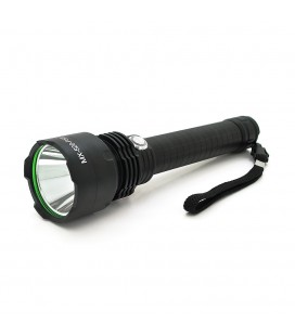 Фонарь ручной POWERMASTER MX-520-P50, 1LED XPE led, 3.5W, 5 режима,2х 26650 /9800mah, Black, IP40, кабель USB- micro, 250х62х35м