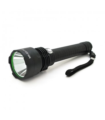 Ліхтар ручний POWERMASTER MX-520-P50, 1LED XPE led, 3.5W, 5 режими, 2х 26650/9800mah, Black, IP40, кабель USB-micro, 250х62х35мм