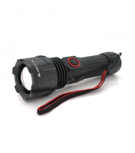 Фонарь ручной Bailong BL-A88-GT100, 1LED GT1000, 3W, 3 режима, ZOOM,26650 /8800mah, Black, IP40, кабель USB-Type-C, 190х50х35мм,