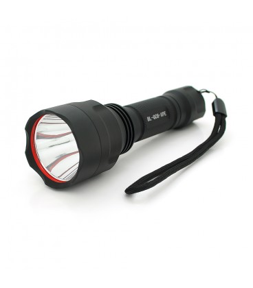 Ліхтар-підствольний тактичний BAILONG BL-QC8-XPE, 1LED XPE, 3W, 1 режим, 18650 немає в комплекті, Black, IP44, СЗУ, 142х36х28мм,