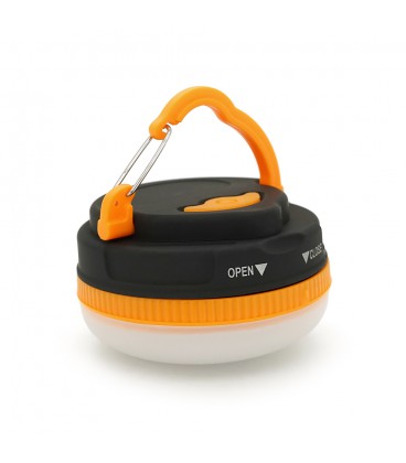 Ліхтарик для кемпінгу Voltronic Q5NBA, 3 режими, корпус-пластик, ударостійкий, ip44, живлення від 3*ААА, White/Black, BOX