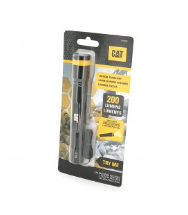 Фонарик ручной CAT CT12520, 300LM, 1 режим, корпус- алюминий, водостойкий, ударостойкий, питание 2+АА, Blister