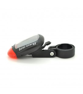 Задній стоп для велосипеда YT909, 3 режими, вбудований акумулятор, зарядка Solar, Red, Box