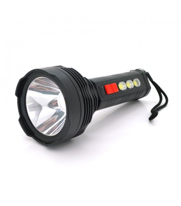 Фонарик ручной LATERNA RD-407 TY-849, 3W. OSL+COB. 3+1 режим, встроенный аккум, IP40 . 210х88х45 .Box