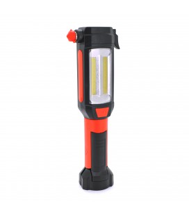 Фонарь инспекционный Watton WT-296, 20+1SMD, 2 режима, зарядка от 5V, аккумулятор 18650 , магнит, корпус-пластик, color mix, BOX