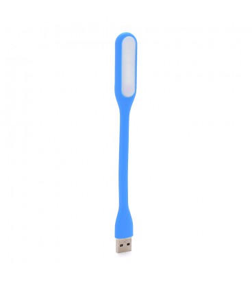 Ліхтарик гнучкий LED USB, Blue, OEM