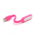Ліхтарик гибкий для ноутбука LED USB, Pink, OEM