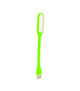 Ліхтарик гнучкий LED USB, Green, OEM