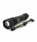 Ліхтар ручний Voltronic KY-P50X80, 1LED Cree XHP50.2, 19W, 5 режими, ZOOM,18650/6800mah/3xААА, Black, IP40, кабель USB-micro, 16