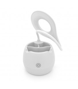 Гибкая настольная лампа-органайзер SST-813, 3 режима, 4,2V 300mAh. microUSB, 3 часа работы, 42см, 200гр, WHITE, Box