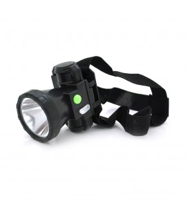 Налобний ліхтарик XO YH01,1 Led 1W, 3 режими, корпус-пластик, водостійкий, ip44, живлення АКБ вбудований 18650/600mah, USB-кабел