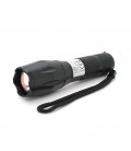 Ліхтар ручний CATA CT-8025, 1LED Cree XM-L T6, 10W, 5 режимів, ZOOM, 18650/3400 вбудований, Black, IP44, microUSB, 132х33х27мм, 