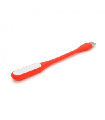 Ліхтарик гнучкий LED USB, Red, OEM