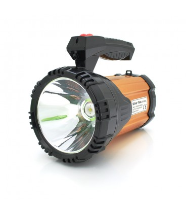 Фонарь поисковый Silver Toss ST-8200L, 1LED T6, 25W, 3 режима, 7200mah, Black/Gold, IP40, СЗУ, 220х130х170мм, BOX